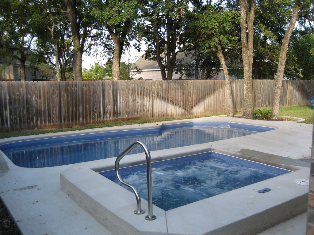 Image of In-ground Fiberglass Pool And Spa in Toronto